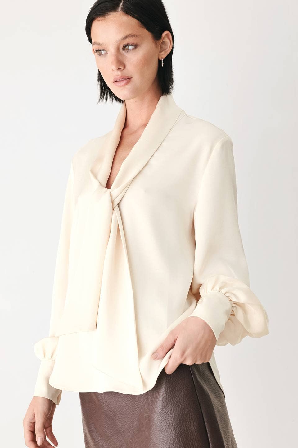 The Lauren Top Champagne
