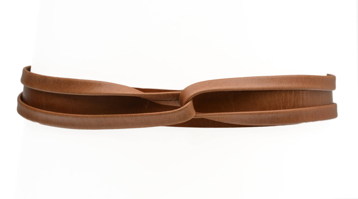 Skinny Wrap Belt - Cognac | Limited Edition OS | Slim Style