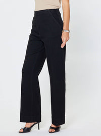 Cropped Black Jeans