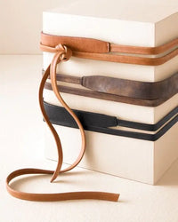 Skinny Wrap Belt – Gold | Adjustable One-Size