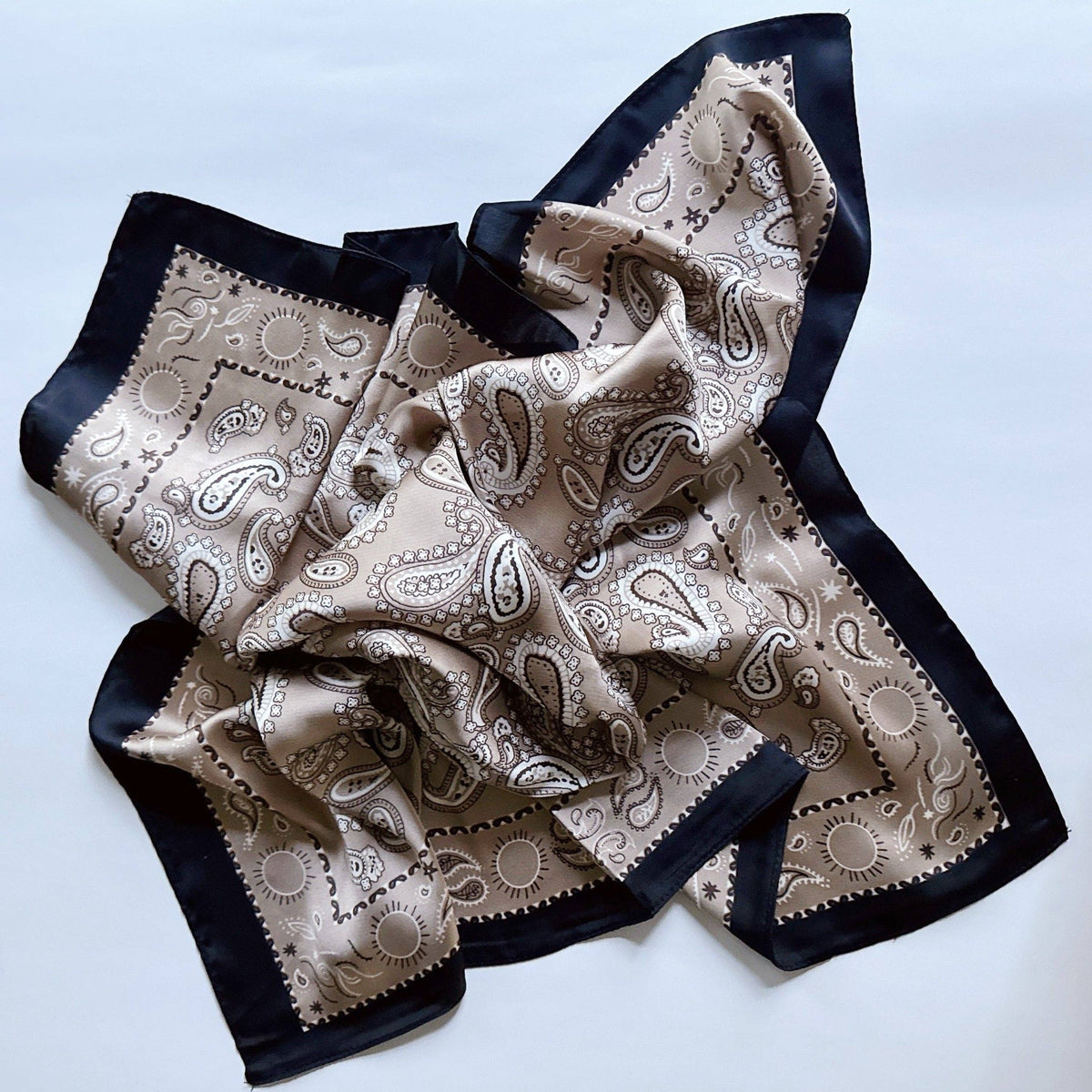 Silky Muse Satin Square Scarf