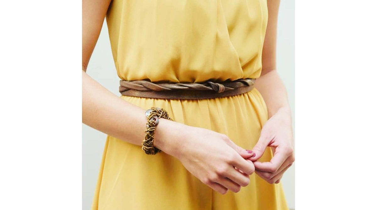 Skinny Wrap Belt - Cognac | Limited Edition OS | Slim Style
