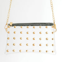 The Sloane Black Clear Stadium Crossbody