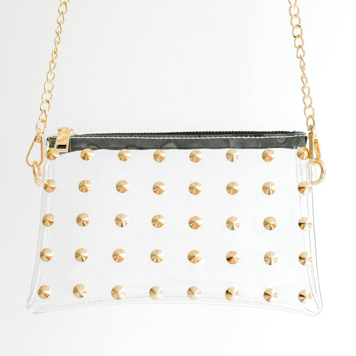 The Sloane Black Clear Stadium Crossbody