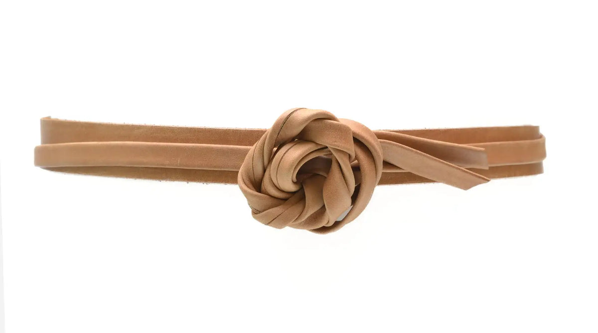 Skinny Wrap Belt - Cognac | Limited Edition OS | Slim Style