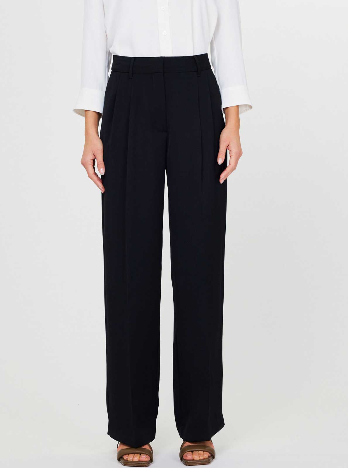 Basic High Waisted Trousers