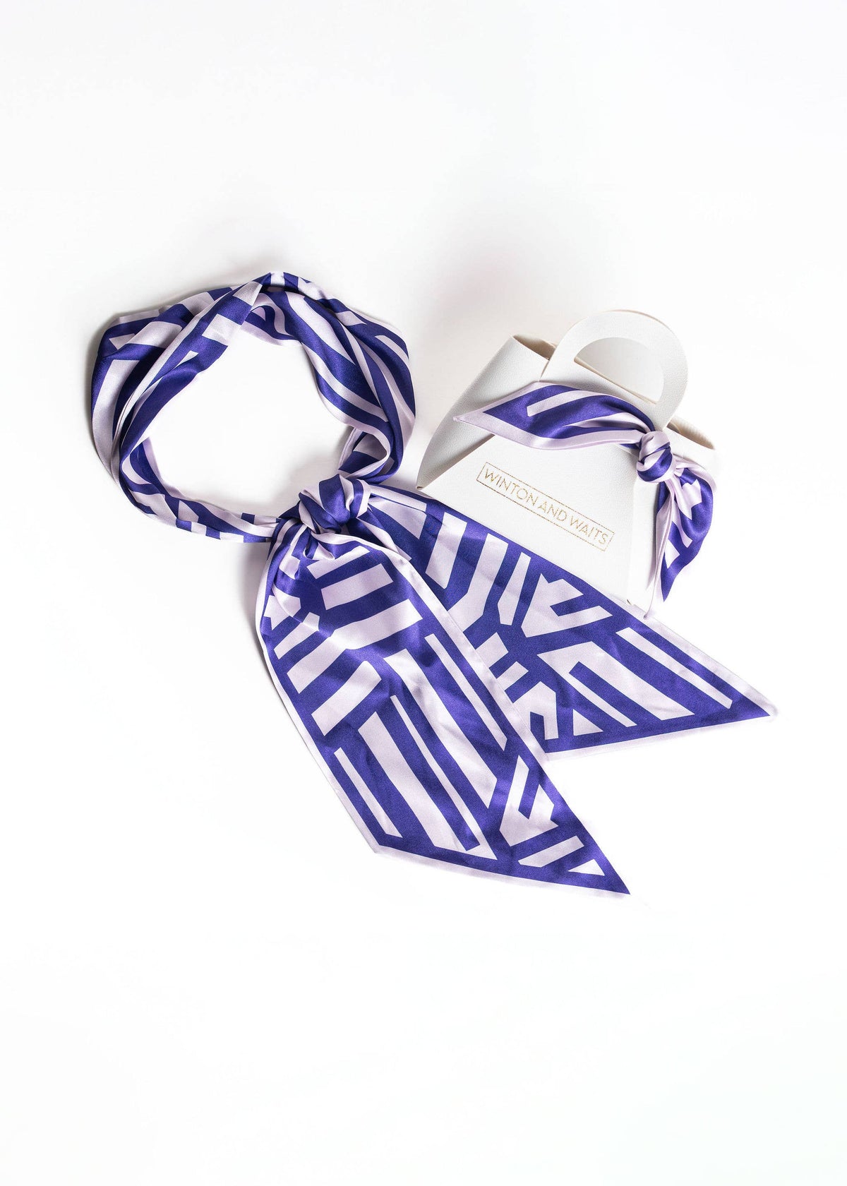 Game Day Accessory Scarf- Purple & Lavender