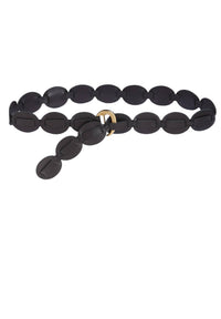 Shishi Wrap Belt - Black | Adjustable OS | Woven Statement