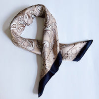 Silky Muse Satin Square Scarf