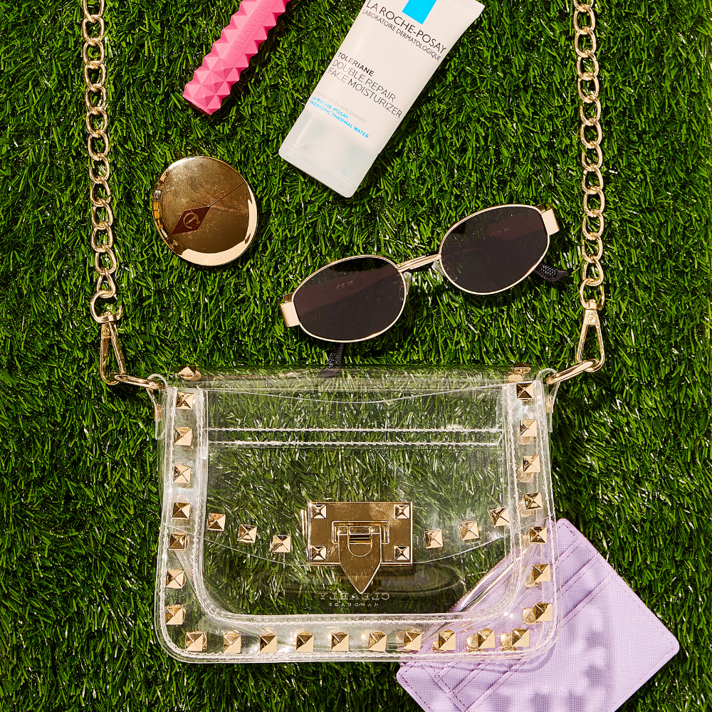 The Jackie Gold Stadium Bag