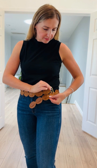 Shishi Wrap Belt - Cognac | Adjustable OS | Best seller