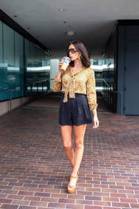 Anjelica Tie Front Top