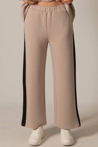 Side Stripe Wide Leg Pants