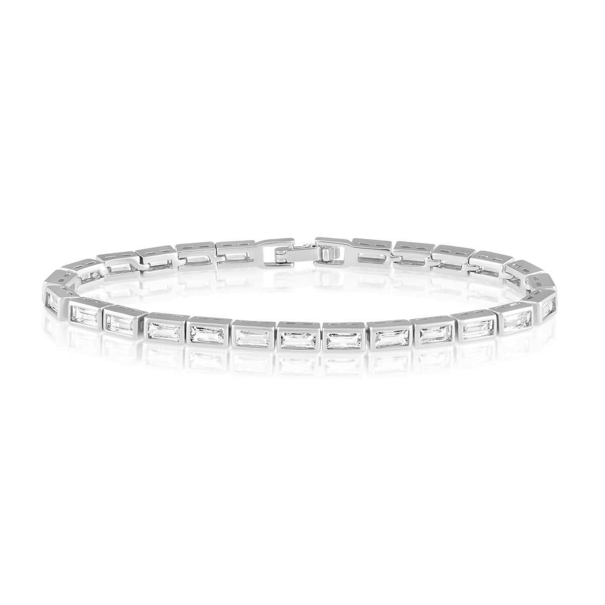 Lainey Tennis Bracelet - Silver