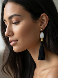 Fringe Benefits Tassel Statement Earrings