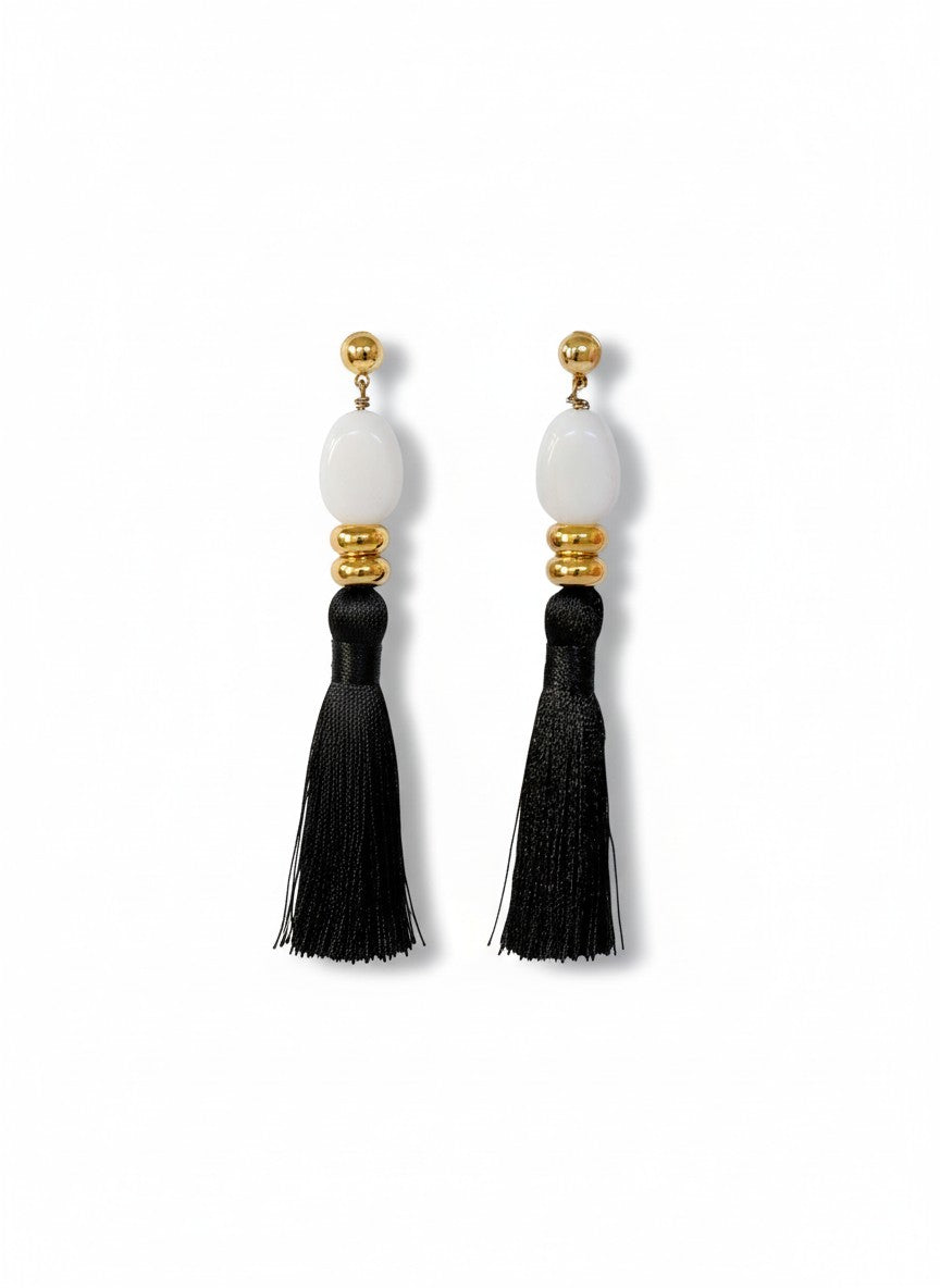 Fringe Benefits Tassel Statement Earrings