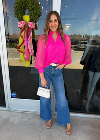 The Pink Phoebe Top