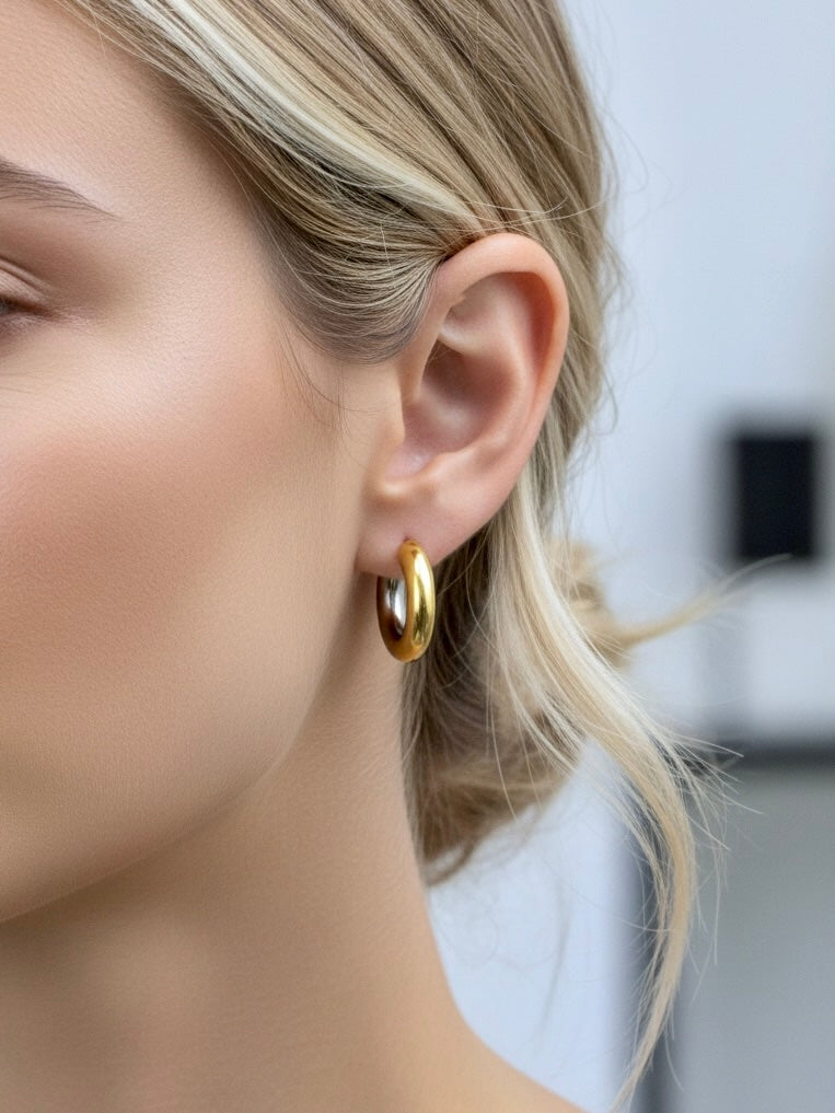 Mixed Up Hoop Earrings