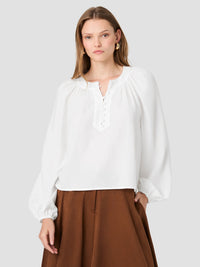Tencel Long Sleeve Top