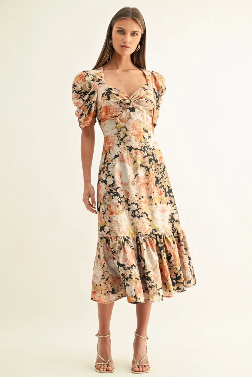 Isabel Twist Midi Dress