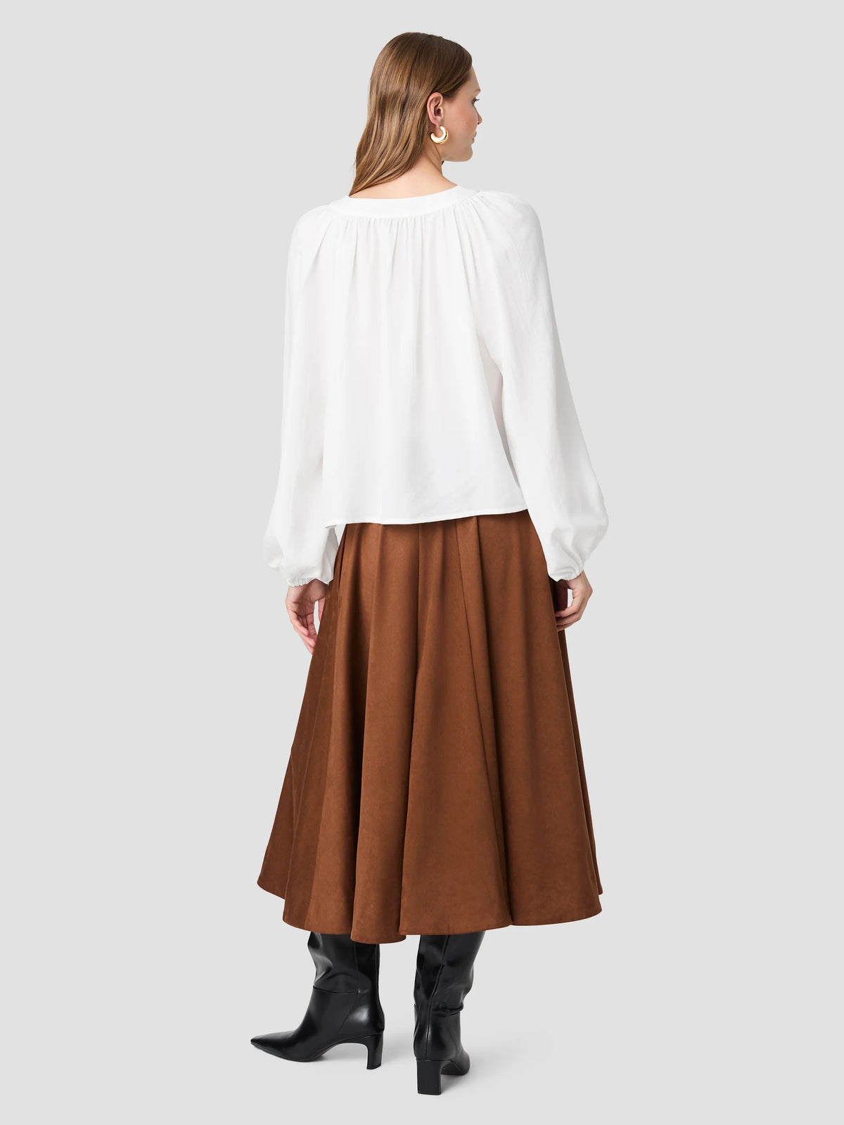 Tencel Long Sleeve Top