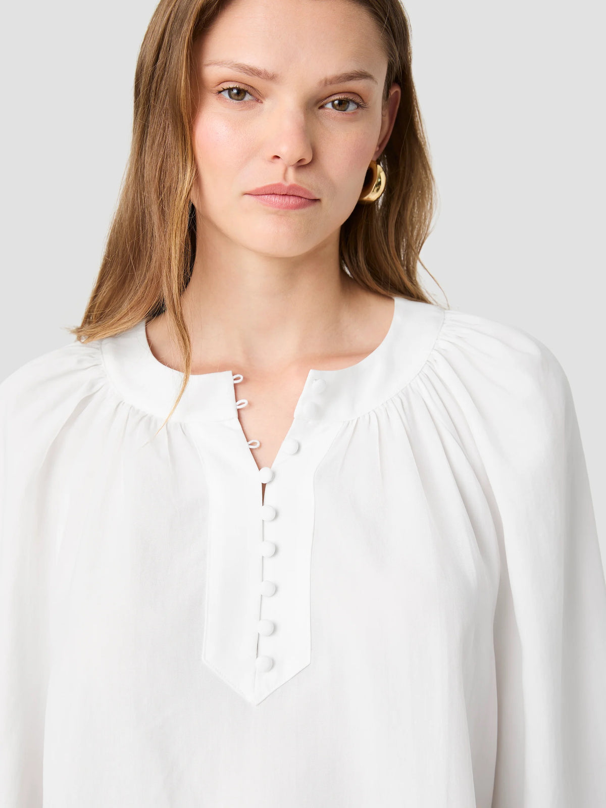 Tencel Long Sleeve Top