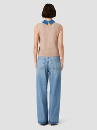 Collared Knit Vest