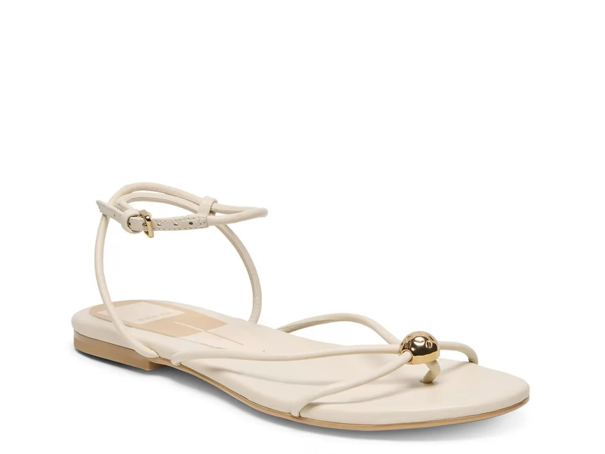 Kenley Creme Leather Sandal