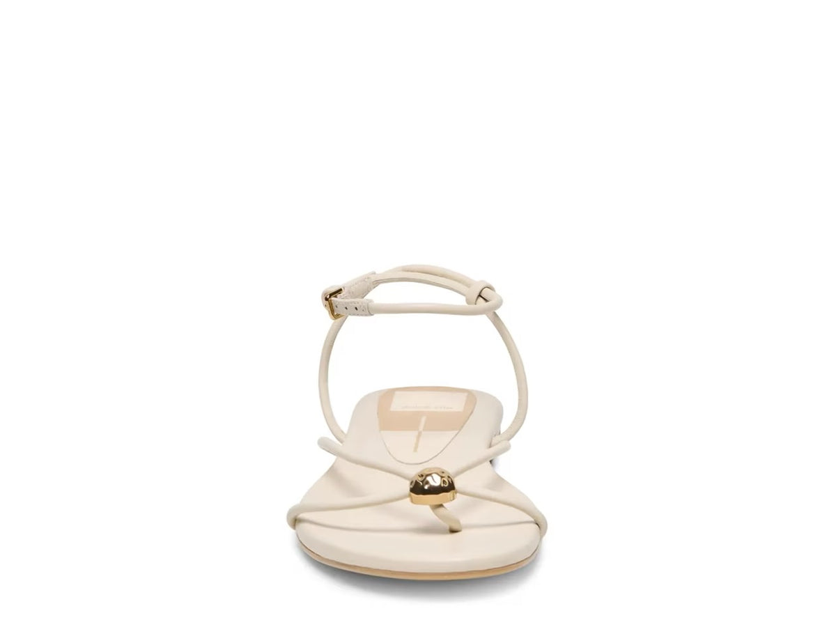 Kenley Creme Leather Sandal