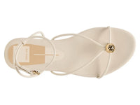 Kenley Creme Leather Sandal