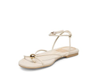 Kenley Creme Leather Sandal