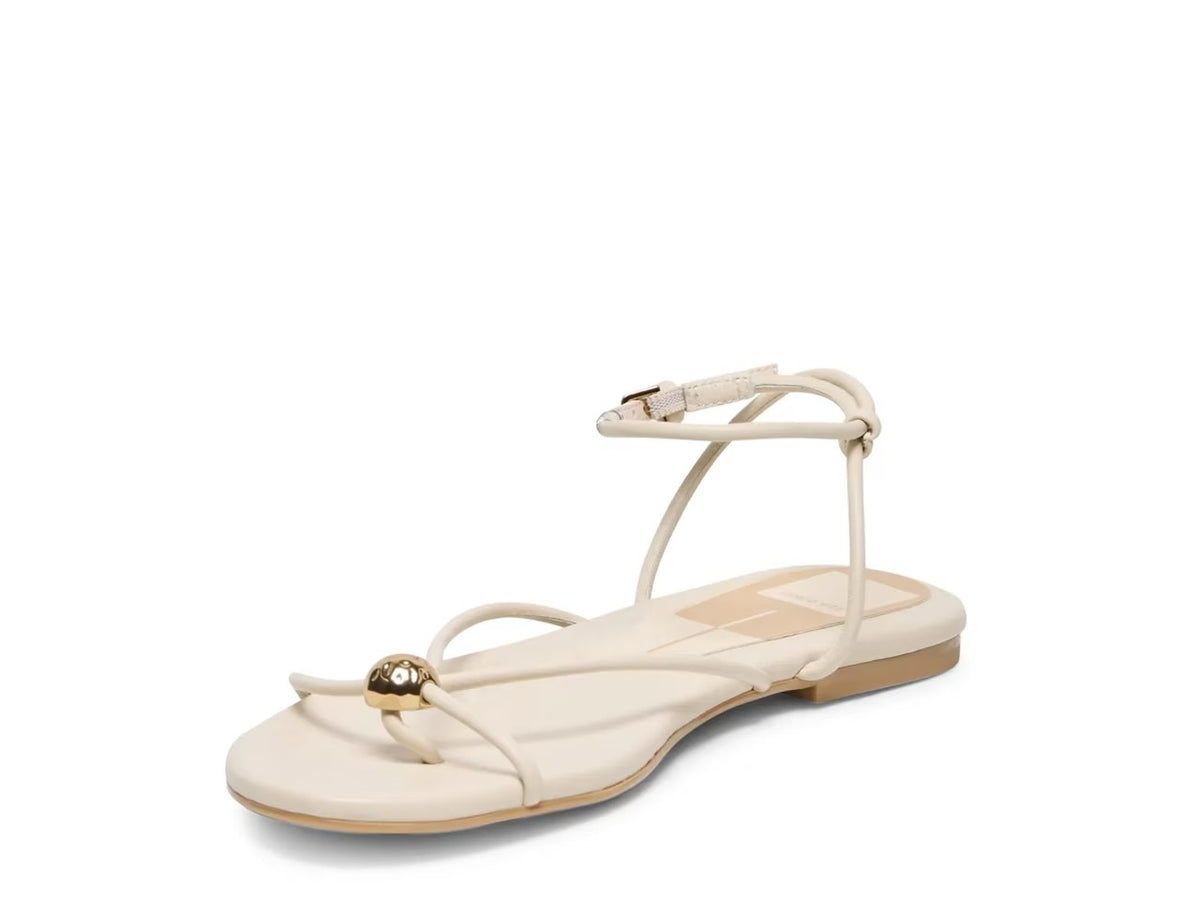 Kenley Creme Leather Sandal