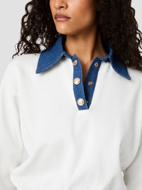 Maxime Knit Collared Sweater