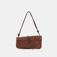 Alice Shoulder Bag Chocolate Suede