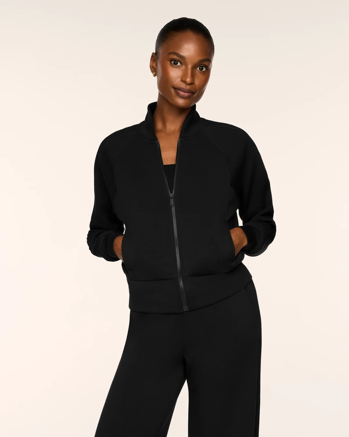 Spanx Pintuck Track Jacket
