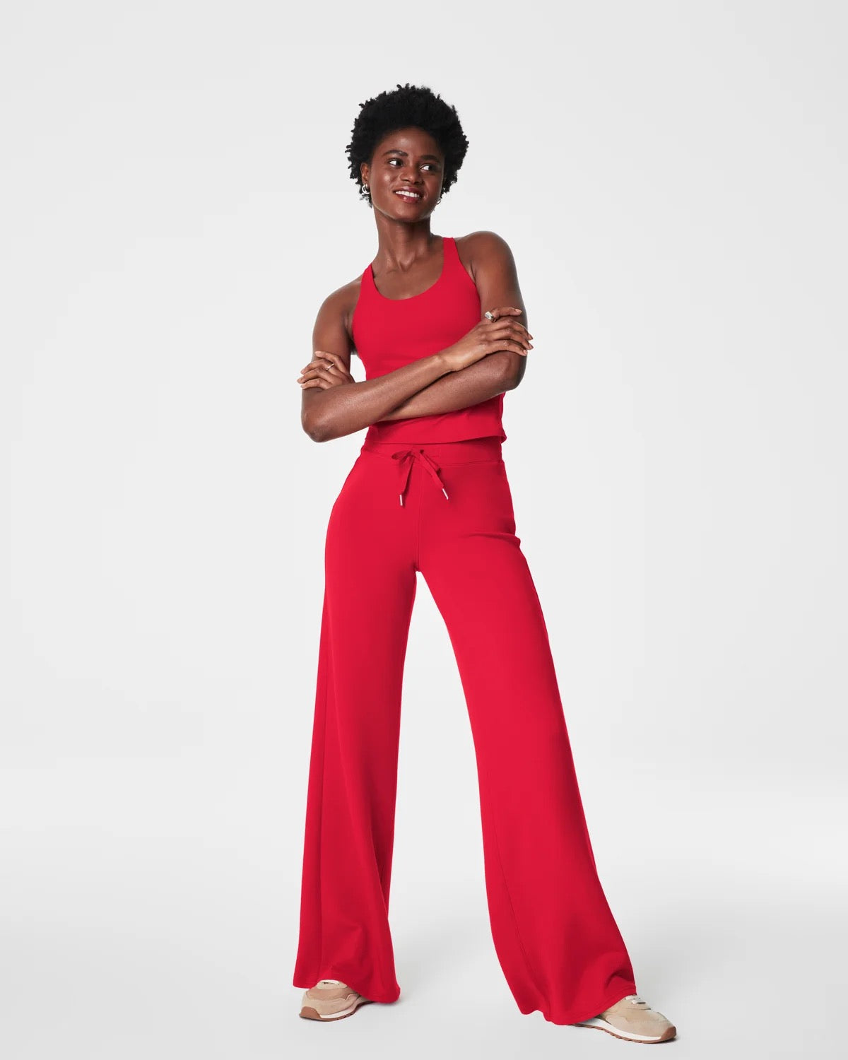 Spanx Wide Leg Red Pant - REGULAR
