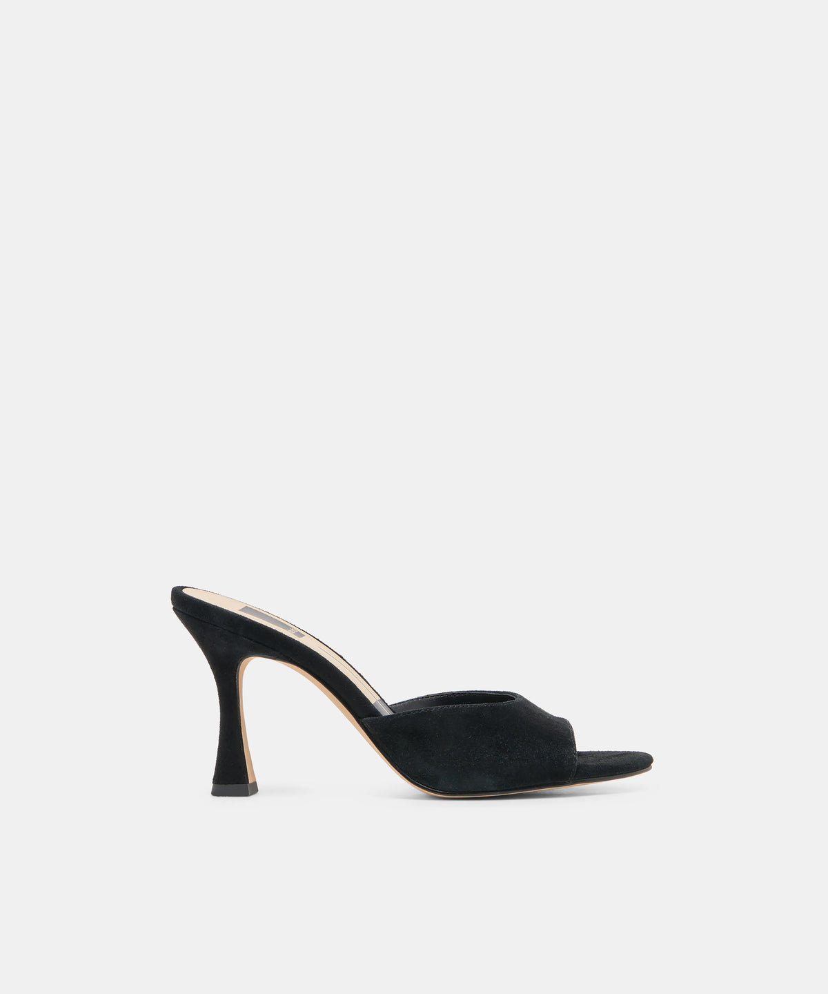 Rosha Onxy Suede Heels