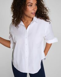 Spanx Oversized Button Down Top
