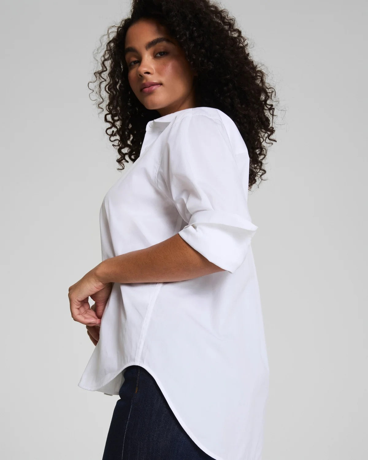 Spanx Oversized Button Down Top