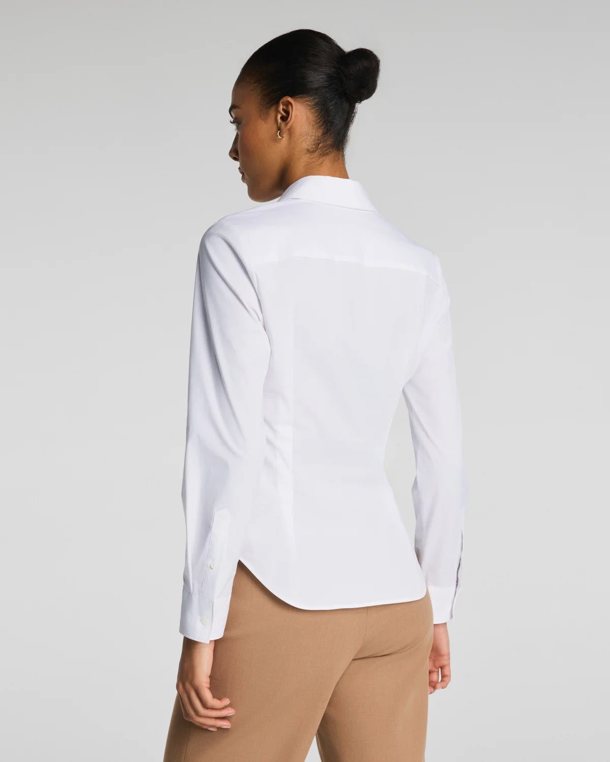 Spanx Poplin No-Gape Button Down