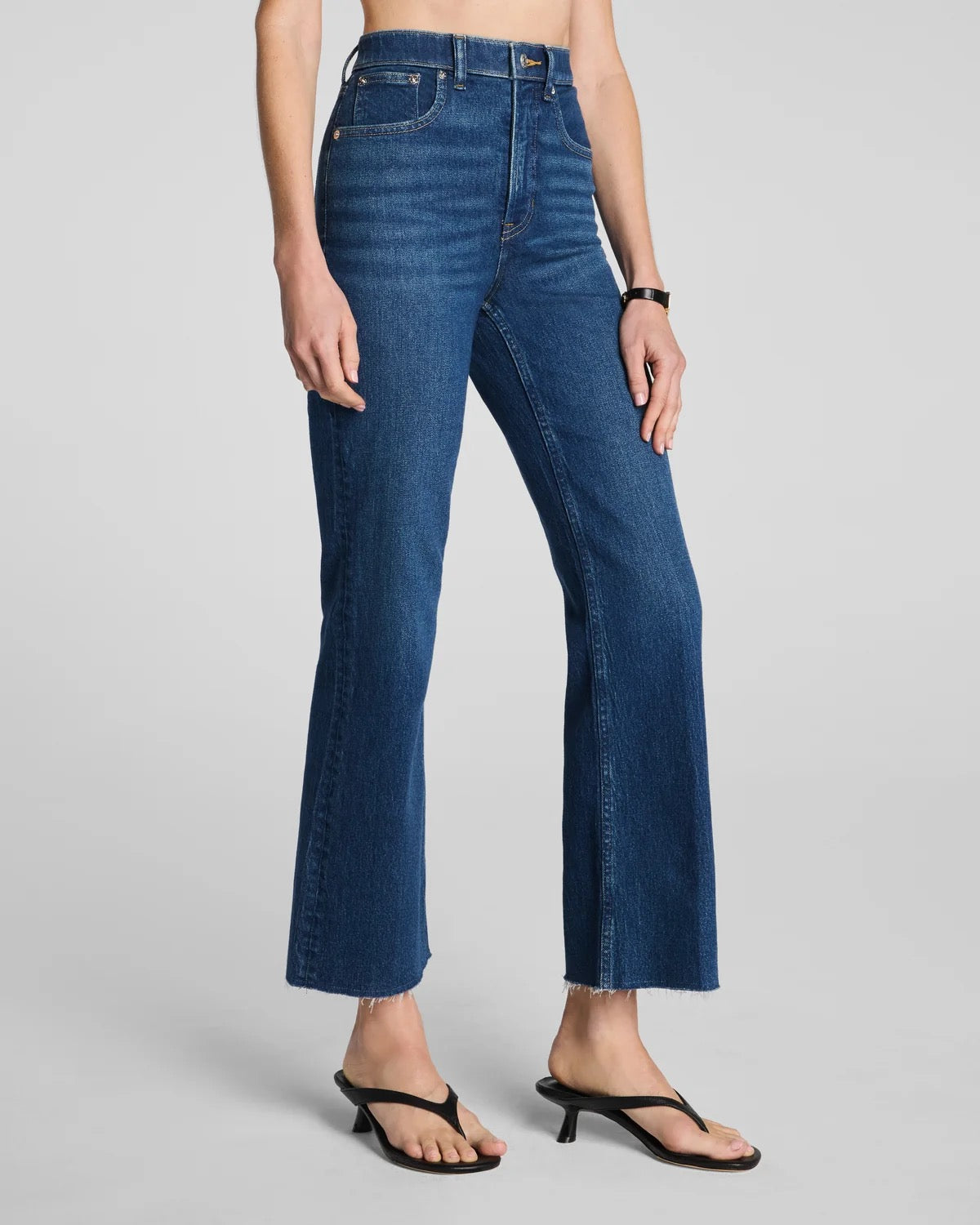 Spanx Raw Hem Kick Flare Jean