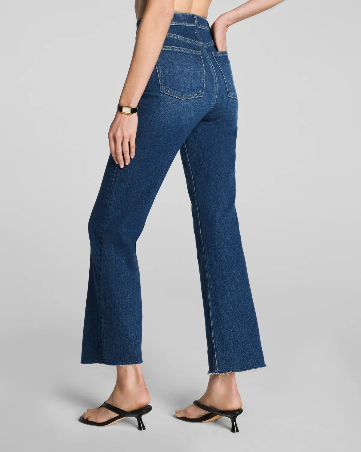 Spanx Raw Hem Kick Flare Jean