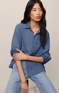 The Perfect Twill Button Up