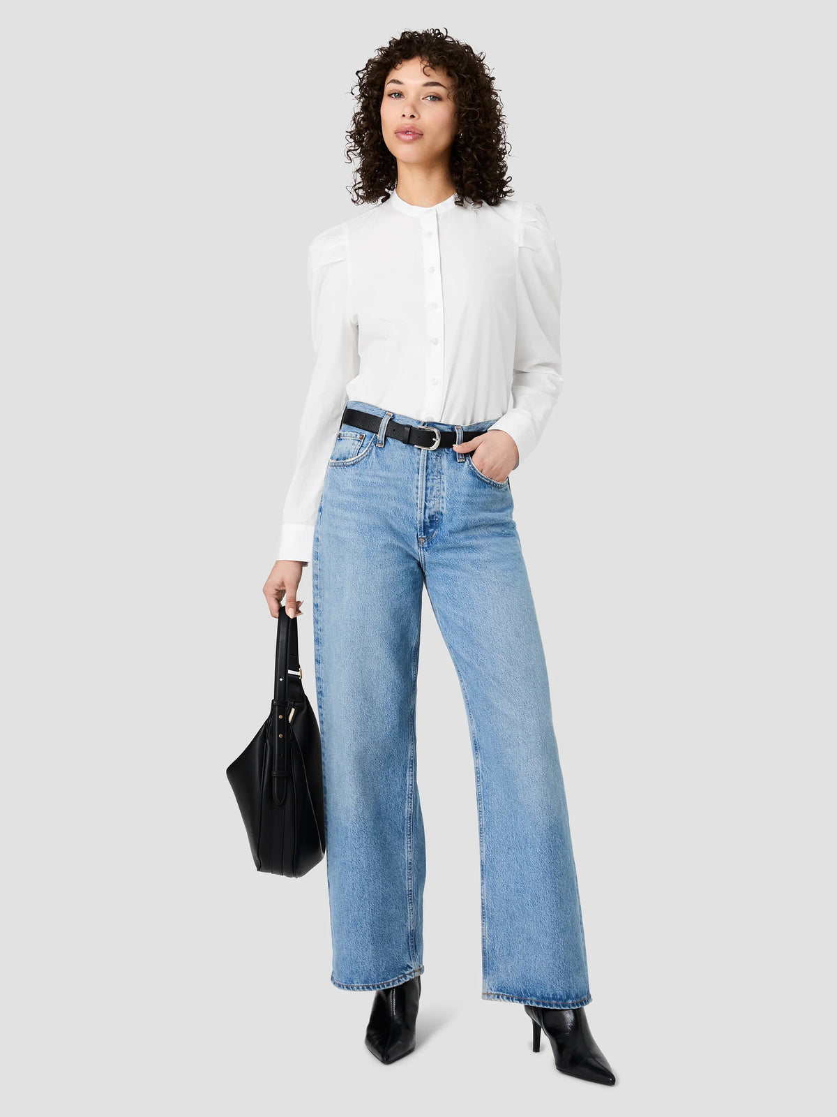 Cambria Cotton Puff Sleeve Top