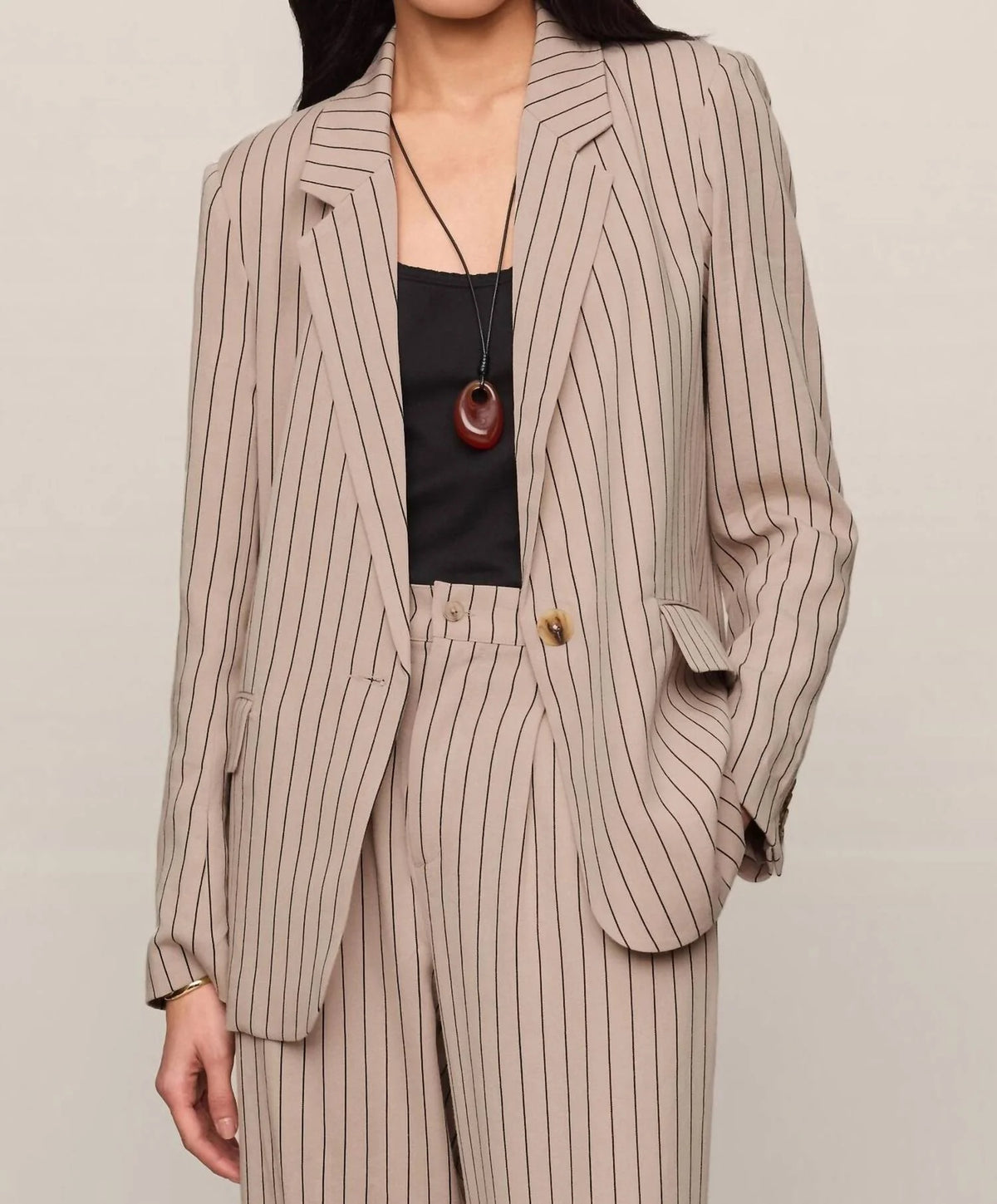 Evan Striped Blazer