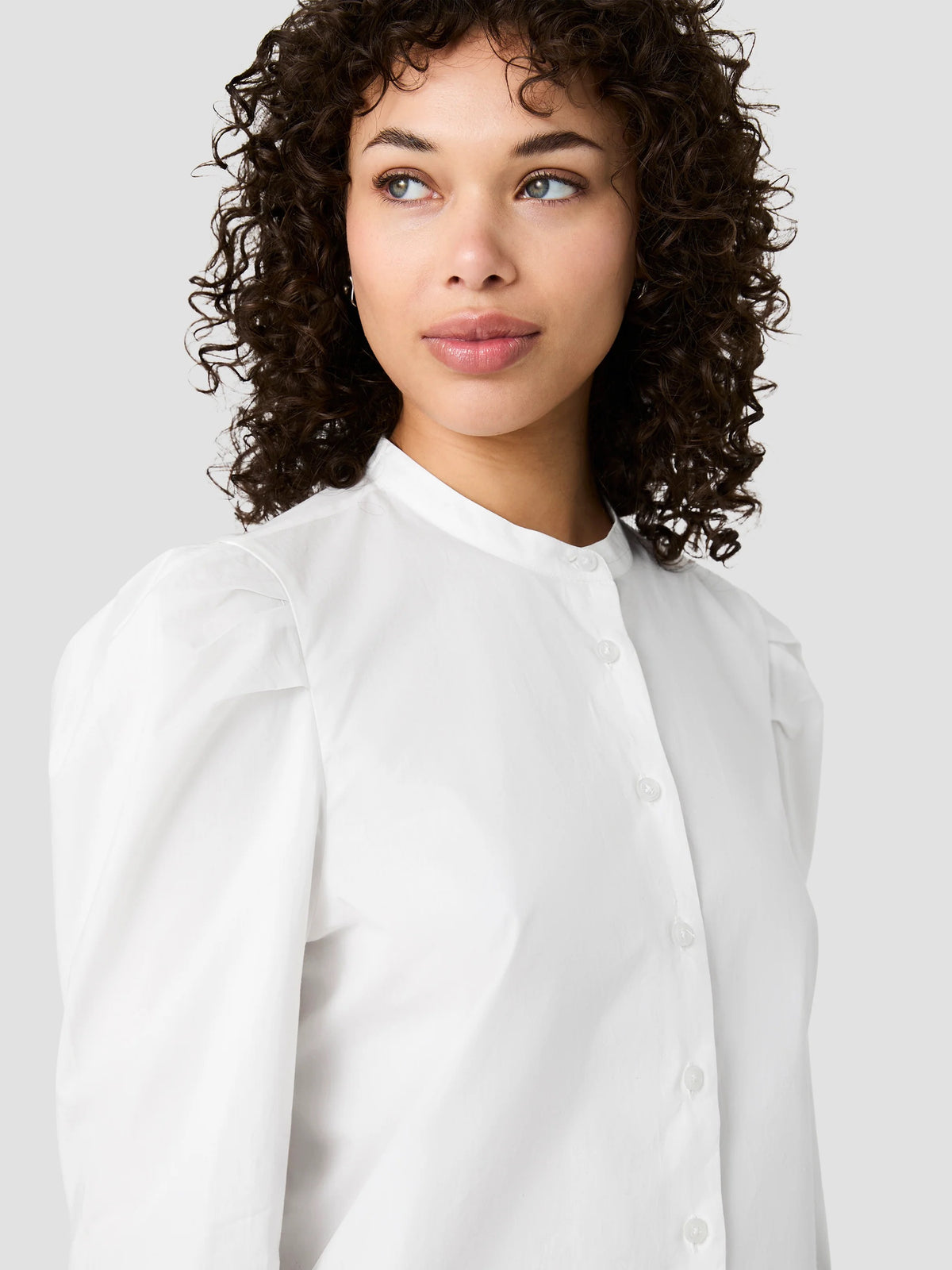 Cambria Cotton Puff Sleeve Top