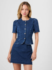 Delancey Denim Mini Skirt