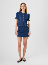 Delancey Denim Mini Skirt