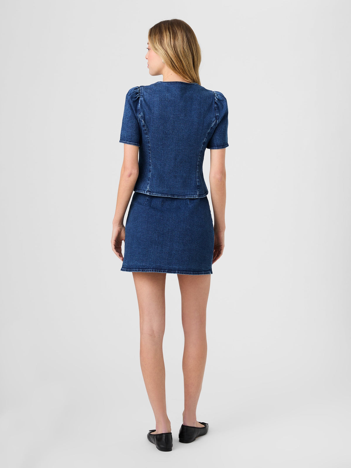 Delancey Denim Mini Skirt