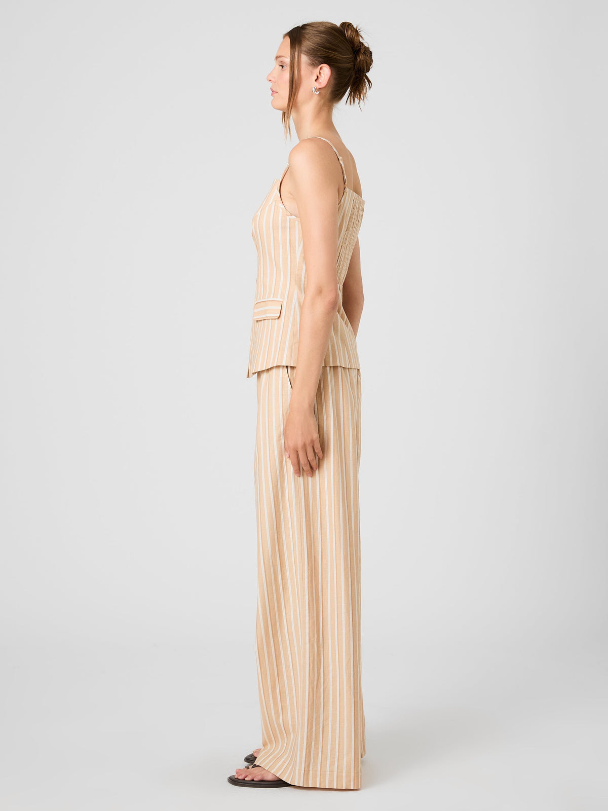 Aspen Linen Tailored Top